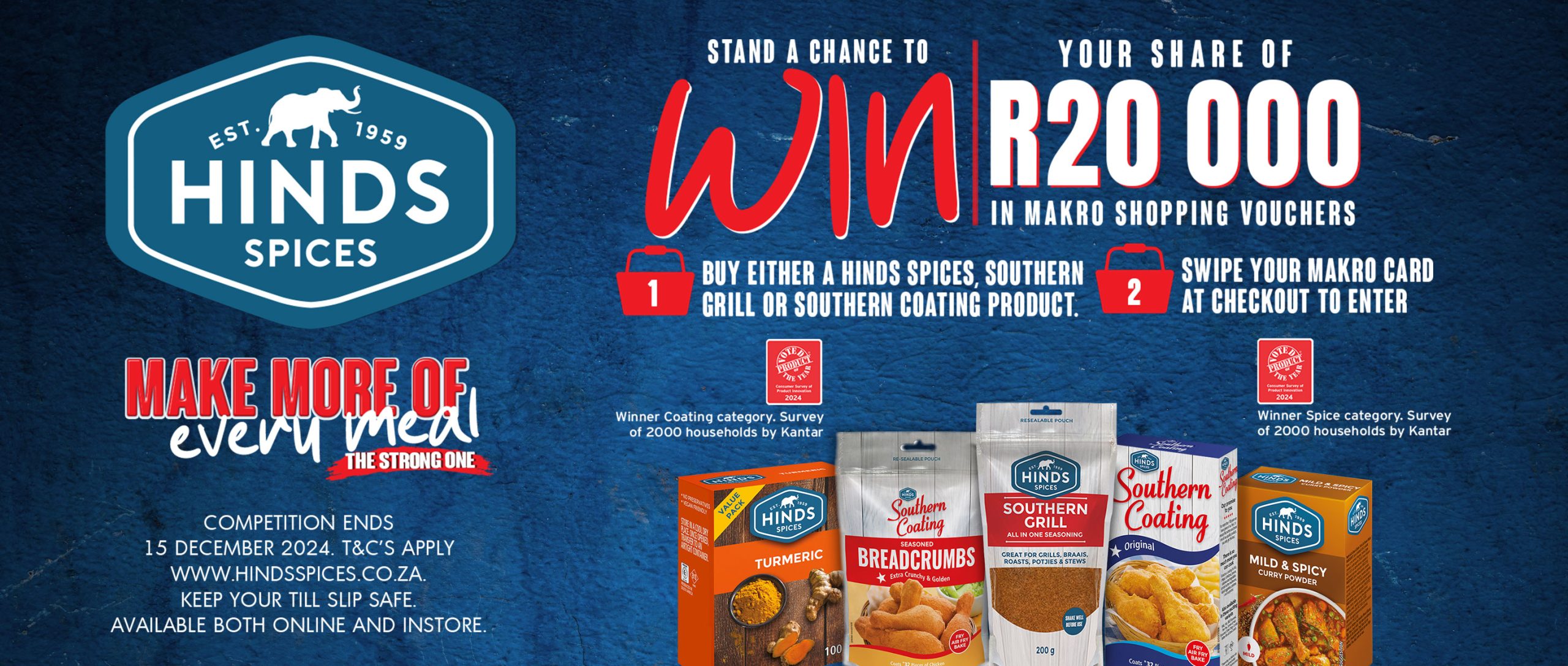 Hinds Makro Competition - We Banner