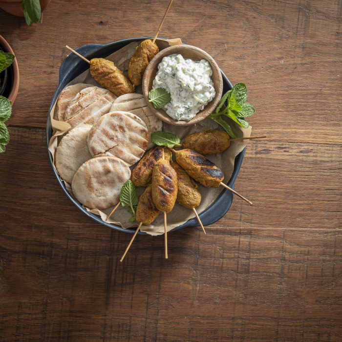 Chickpea-Falafel-Mini-Pitas-and-Tzatziki-