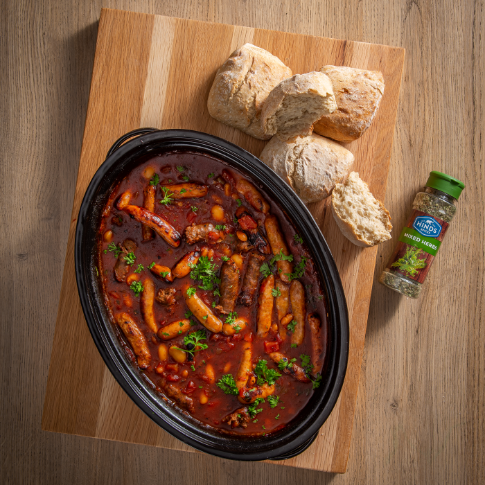 Fire Sausage and Bean Pot