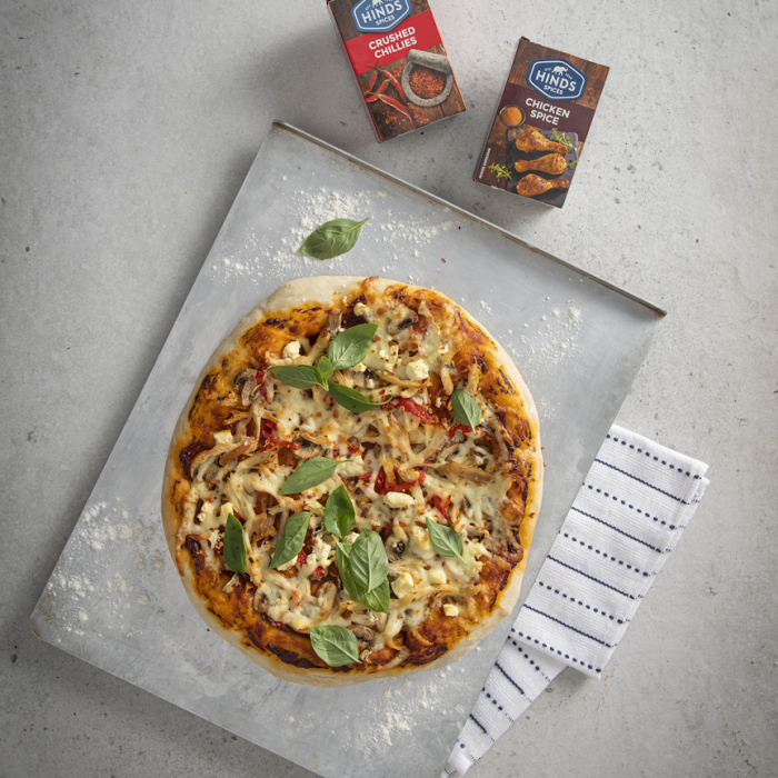 Hinds-Spices-Grilled-Chicken-Peppadew-and-Feta-Pizza