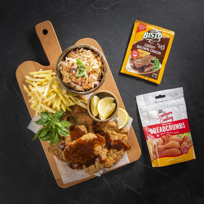 Pork Schnitzel with Gravy