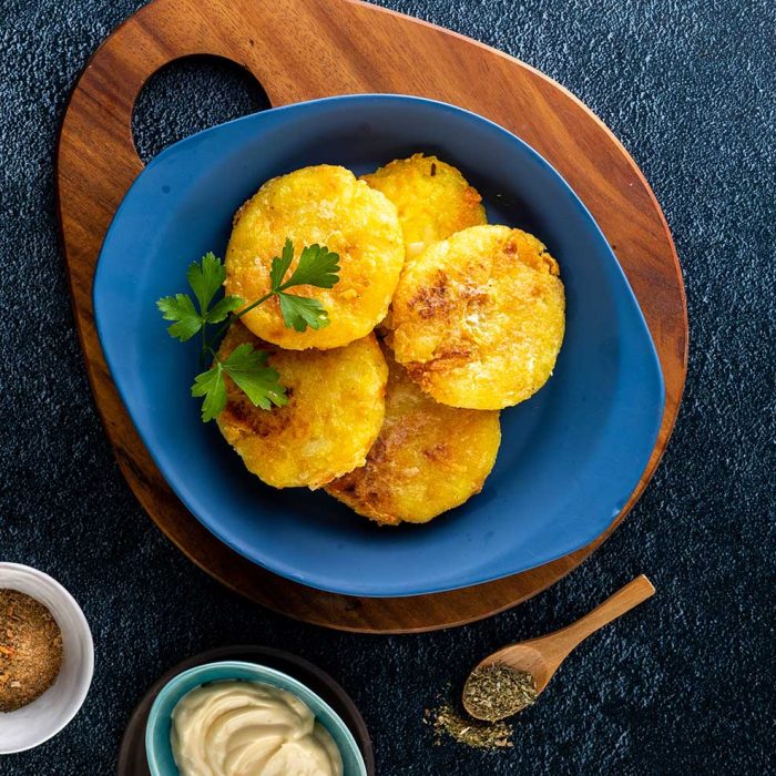 Potato-Cakes-with-Sweetcorn-and-Chaddar-Cheese