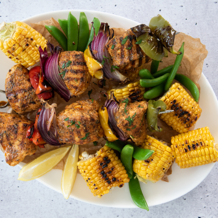 peri-peri-chicken-kebabs-with-grilled-corn